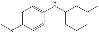 N-(heptan-4-yl)-4-(methylsulfanyl)aniline 구조식 이미지