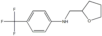 N-(oxolan-2-ylmethyl)-4-(trifluoromethyl)aniline Structure