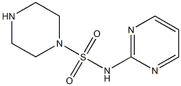 N-(pyrimidin-2-yl)piperazine-1-sulfonamide 구조식 이미지