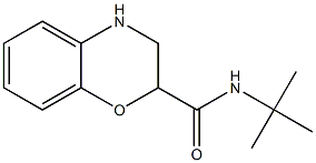 N-(tert-butyl)-3,4-dihydro-2H-1,4-benzoxazine-2-carboxamide Structure