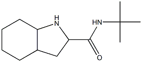 N-(tert-butyl)octahydro-1H-indole-2-carboxamide Structure