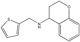 N-(thiophen-2-ylmethyl)-3,4-dihydro-2H-1-benzopyran-4-amine Structure