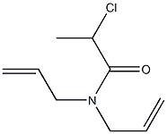N,N-diallyl-2-chloropropanamide 구조식 이미지