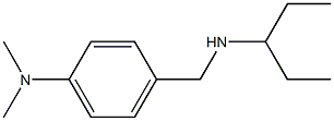 N,N-dimethyl-4-[(pentan-3-ylamino)methyl]aniline Structure