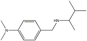 N,N-dimethyl-4-{[(3-methylbutan-2-yl)amino]methyl}aniline 구조식 이미지