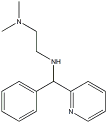 N,N-dimethyl-N'-[phenyl(pyridin-2-yl)methyl]ethane-1,2-diamine Structure