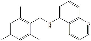 N-[(2,4,6-trimethylphenyl)methyl]quinolin-5-amine Structure