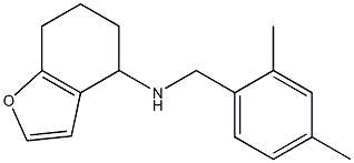 N-[(2,4-dimethylphenyl)methyl]-4,5,6,7-tetrahydro-1-benzofuran-4-amine Structure