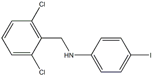 N-[(2,6-dichlorophenyl)methyl]-4-iodoaniline 구조식 이미지