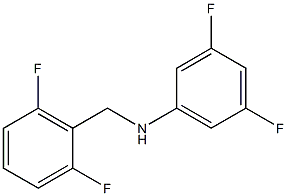 N-[(2,6-difluorophenyl)methyl]-3,5-difluoroaniline 구조식 이미지