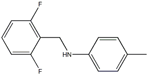 N-[(2,6-difluorophenyl)methyl]-4-methylaniline Structure