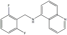 N-[(2,6-difluorophenyl)methyl]quinolin-5-amine Structure