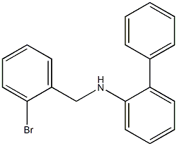 N-[(2-bromophenyl)methyl]-2-phenylaniline 구조식 이미지