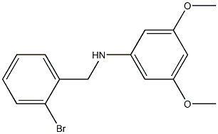 N-[(2-bromophenyl)methyl]-3,5-dimethoxyaniline Structure