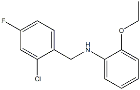 N-[(2-chloro-4-fluorophenyl)methyl]-2-ethoxyaniline Structure