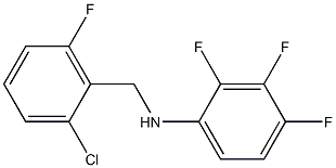 N-[(2-chloro-6-fluorophenyl)methyl]-2,3,4-trifluoroaniline 구조식 이미지