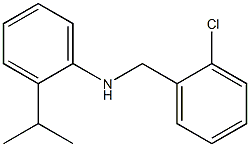 N-[(2-chlorophenyl)methyl]-2-(propan-2-yl)aniline 구조식 이미지