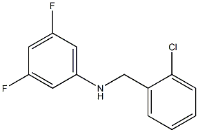 N-[(2-chlorophenyl)methyl]-3,5-difluoroaniline 구조식 이미지