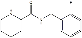 N-[(2-fluorophenyl)methyl]piperidine-2-carboxamide 구조식 이미지