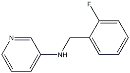 N-[(2-fluorophenyl)methyl]pyridin-3-amine 구조식 이미지