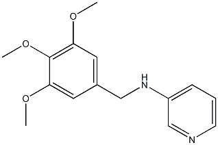 N-[(3,4,5-trimethoxyphenyl)methyl]pyridin-3-amine 구조식 이미지