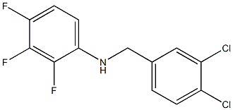 N-[(3,4-dichlorophenyl)methyl]-2,3,4-trifluoroaniline 구조식 이미지