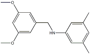 N-[(3,5-dimethoxyphenyl)methyl]-3,5-dimethylaniline Structure