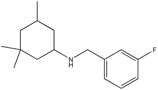 N-[(3-fluorophenyl)methyl]-3,3,5-trimethylcyclohexan-1-amine 구조식 이미지