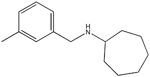 N-[(3-methylphenyl)methyl]cycloheptanamine Structure