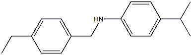 N-[(4-ethylphenyl)methyl]-4-(propan-2-yl)aniline Structure