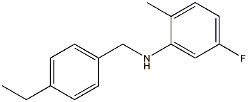 N-[(4-ethylphenyl)methyl]-5-fluoro-2-methylaniline 구조식 이미지