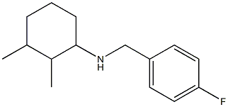 N-[(4-fluorophenyl)methyl]-2,3-dimethylcyclohexan-1-amine Structure