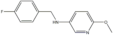 N-[(4-fluorophenyl)methyl]-6-methoxypyridin-3-amine 구조식 이미지