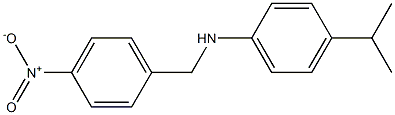 N-[(4-nitrophenyl)methyl]-4-(propan-2-yl)aniline Structure