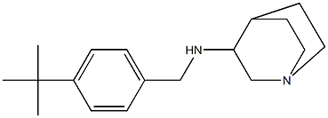 N-[(4-tert-butylphenyl)methyl]-1-azabicyclo[2.2.2]octan-3-amine Structure