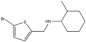 N-[(5-bromothiophen-2-yl)methyl]-2-methylcyclohexan-1-amine 구조식 이미지