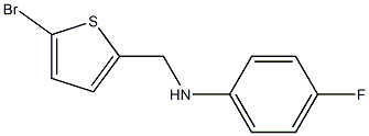 N-[(5-bromothiophen-2-yl)methyl]-4-fluoroaniline 구조식 이미지