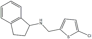 N-[(5-chlorothiophen-2-yl)methyl]-2,3-dihydro-1H-inden-1-amine 구조식 이미지