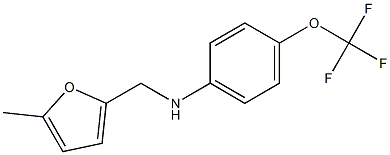 N-[(5-methylfuran-2-yl)methyl]-4-(trifluoromethoxy)aniline Structure