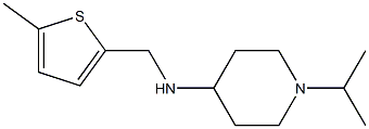 N-[(5-methylthiophen-2-yl)methyl]-1-(propan-2-yl)piperidin-4-amine Structure