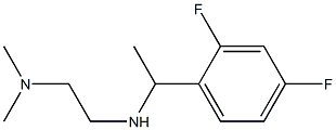 N'-[1-(2,4-difluorophenyl)ethyl]-N,N-dimethylethane-1,2-diamine 구조식 이미지
