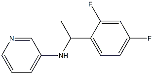 N-[1-(2,4-difluorophenyl)ethyl]pyridin-3-amine 구조식 이미지