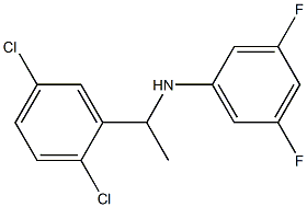 N-[1-(2,5-dichlorophenyl)ethyl]-3,5-difluoroaniline 구조식 이미지