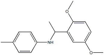 N-[1-(2,5-dimethoxyphenyl)ethyl]-4-methylaniline Structure