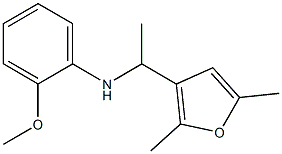 N-[1-(2,5-dimethylfuran-3-yl)ethyl]-2-methoxyaniline Structure