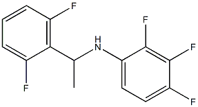 N-[1-(2,6-difluorophenyl)ethyl]-2,3,4-trifluoroaniline Structure