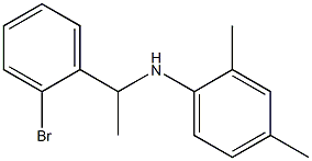 N-[1-(2-bromophenyl)ethyl]-2,4-dimethylaniline 구조식 이미지