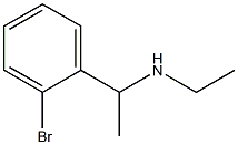 N-[1-(2-bromophenyl)ethyl]-N-ethylamine Structure