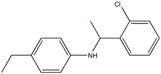 N-[1-(2-chlorophenyl)ethyl]-4-ethylaniline 구조식 이미지