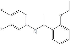 N-[1-(2-ethoxyphenyl)ethyl]-3,4-difluoroaniline 구조식 이미지